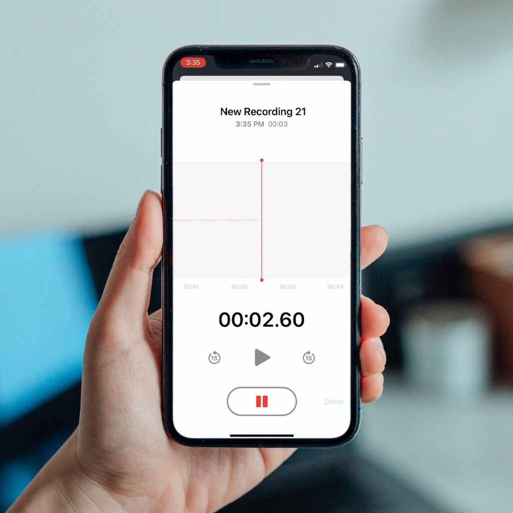 record your piano practicing